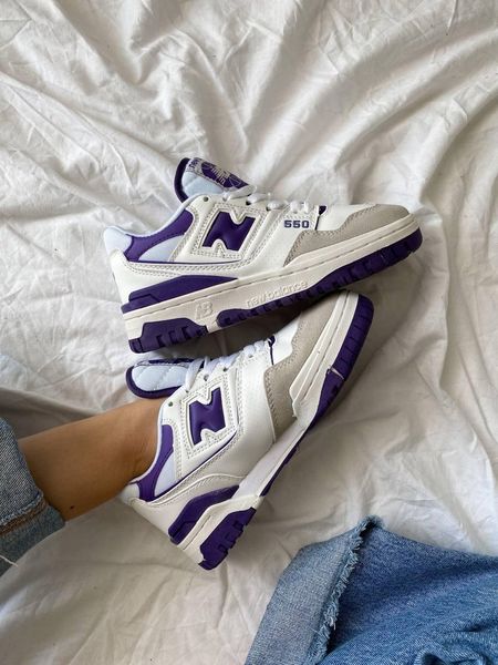 New Balance 550 White Purple 8110-36 фото