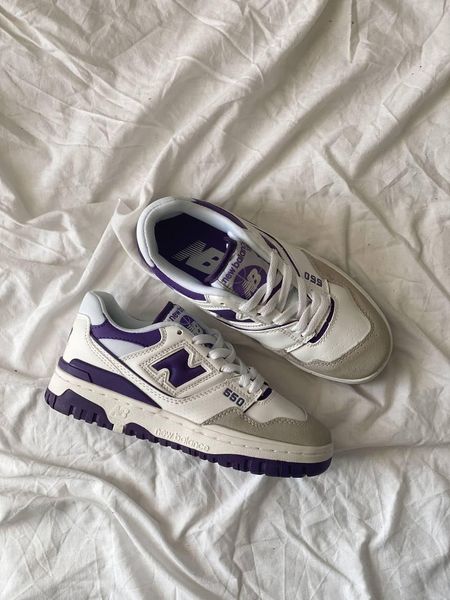 New Balance 550 White Purple 8110-36 фото