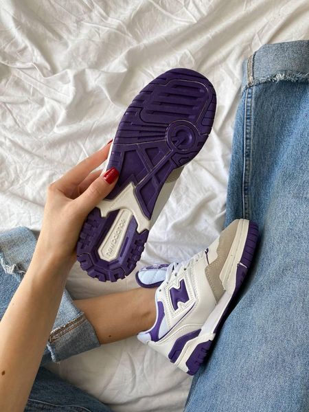 New Balance 550 White Purple 8110-36 фото