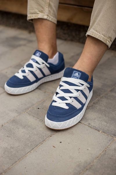 Adidas Adimatic Blue White 9238-36 фото