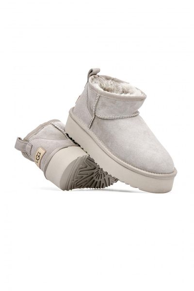 UGG Ultra Mini Platform Light Grey v3 10156-36 фото