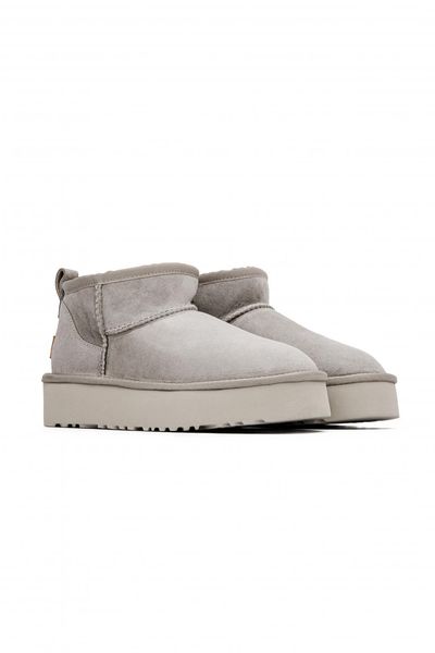 UGG Ultra Mini Platform Light Grey v3 10156-36 фото