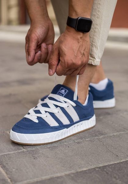 Adidas Adimatic Blue White 9238-36 фото