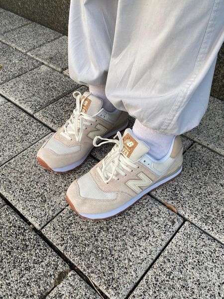 New Balance 574 Beige Сream Pink 9913-36 фото