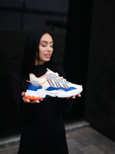 Adidas Ozweego Adiprene Pride White Blue Orange 2698-36 фото