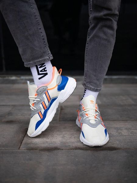 Adidas Ozweego Adiprene Pride White Blue Orange 2698-36 фото