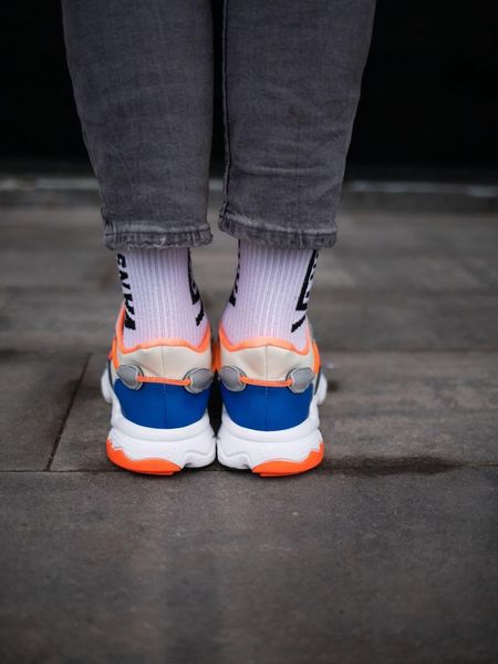 Adidas Ozweego Adiprene Pride White Blue Orange 2698-36 фото