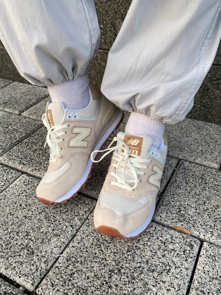 New Balance 574 Beige Сream Pink 9913-36 фото