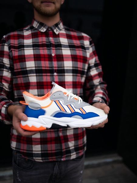 Adidas Ozweego Adiprene Pride White Blue Orange 2698-36 фото