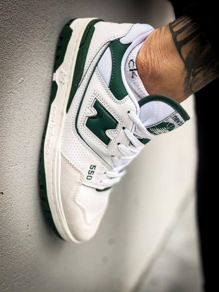 New Balance 550 White Green 5882-36 фото