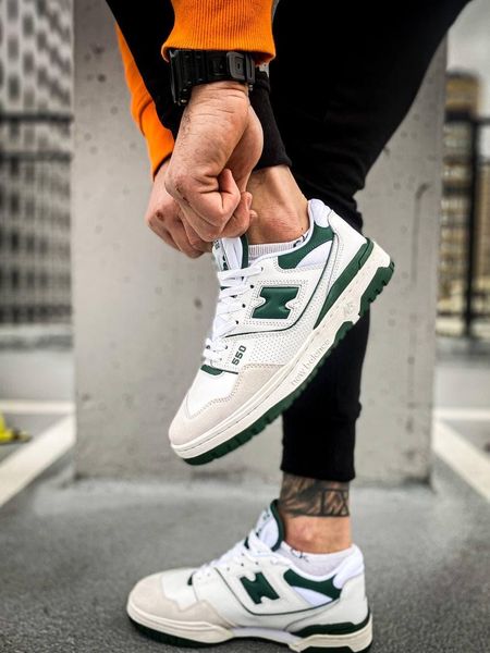 New Balance 550 White Green 5882-36 фото