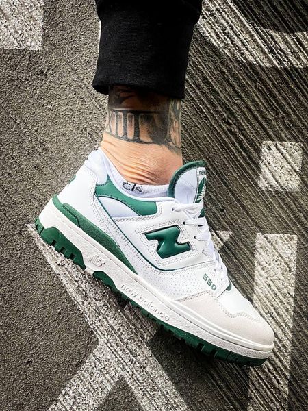 New Balance 550 White Green 5882-36 фото