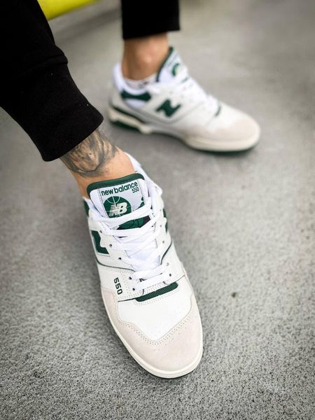 New Balance 550 White Green 5882-36 фото