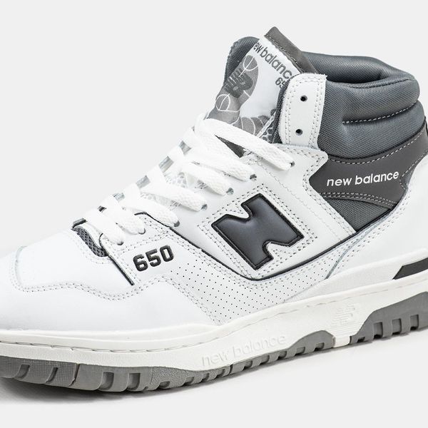 New Balance 650 White Gray 7154-36 фото