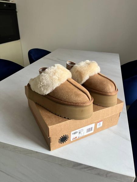 UGG Funkette Slipper Platform Camel 11762-36 фото