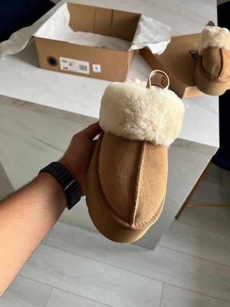 UGG Funkette Slipper Platform Camel 11762-36 фото