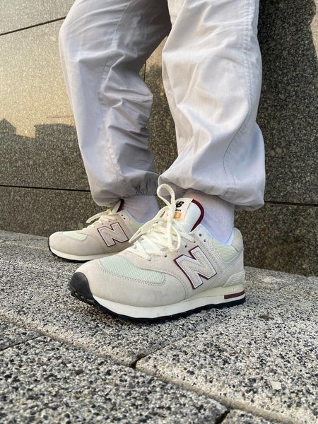 New Balance 574 Beige Dark Red 9914-36 фото