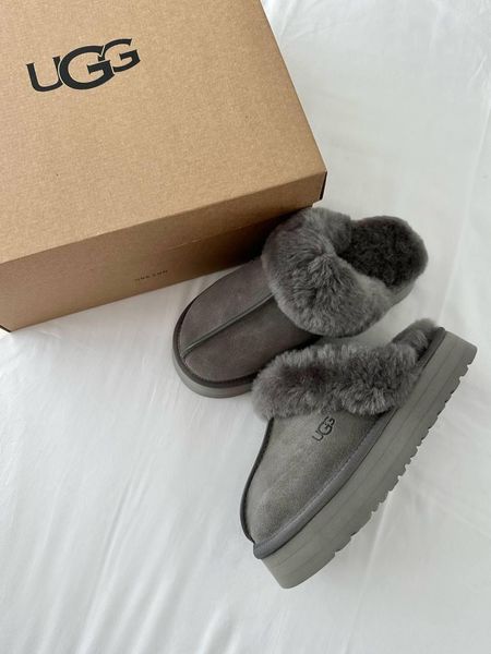 Ugg DISQUETTE Platform Charcoal 9825-38 фото