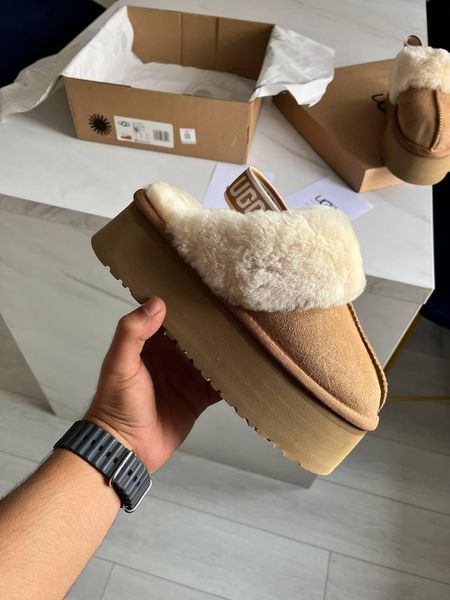 UGG Funkette Slipper Platform Camel 11762-36 фото