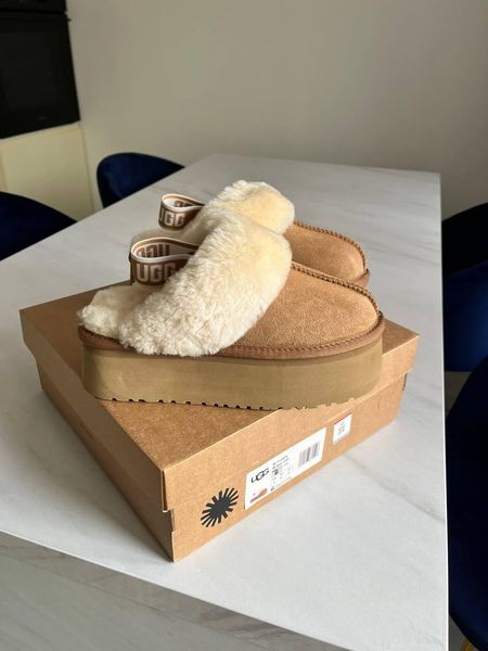 UGG Funkette Slipper Platform Camel 11762-36 фото