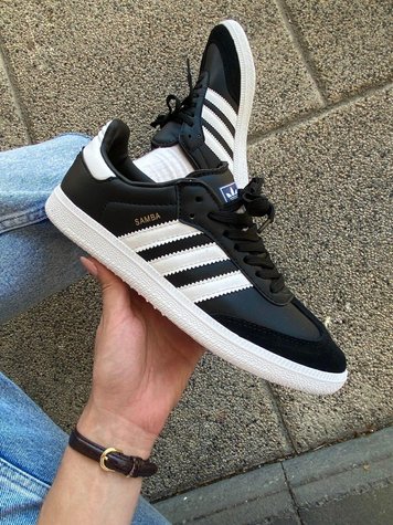 Adidas Samba Low Black White 9625-36 фото