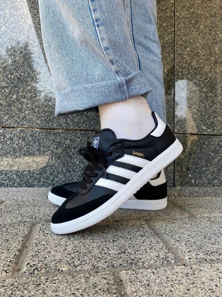 Adidas Samba Low Black White 9625-36 фото