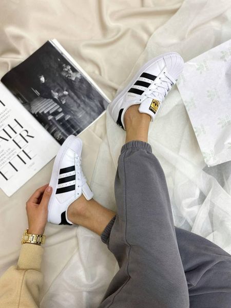 Adidas Superstar White Black 2873-36 фото