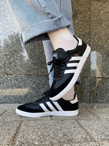 Adidas Samba Low Black White 9625-36 фото