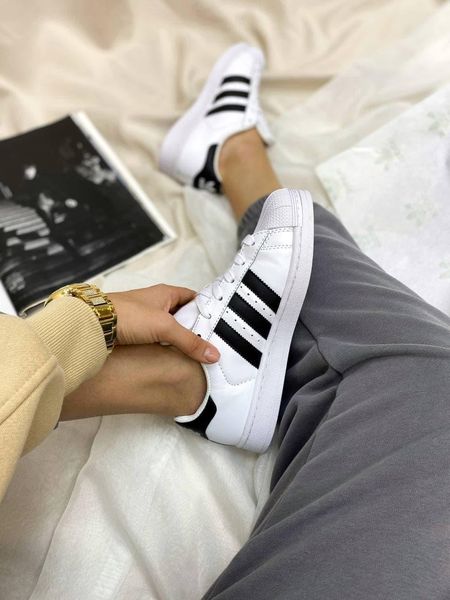 Adidas Superstar White Black 2873-36 фото