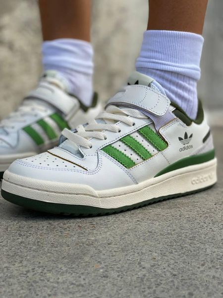 Adidas New Forum White Green 2450-36 фото