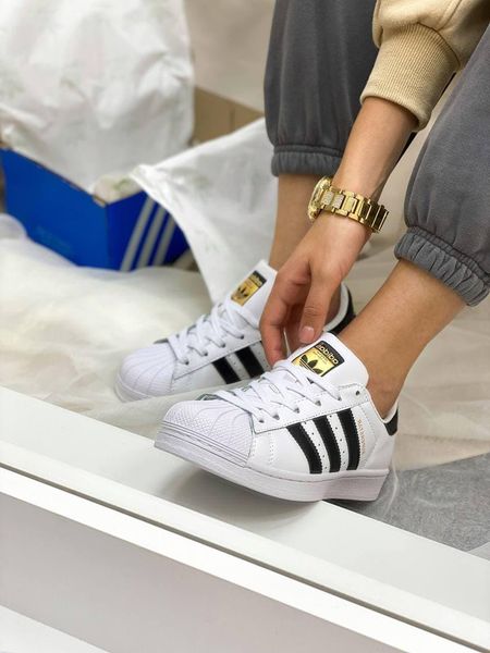 Adidas Superstar White Black 2873-36 фото