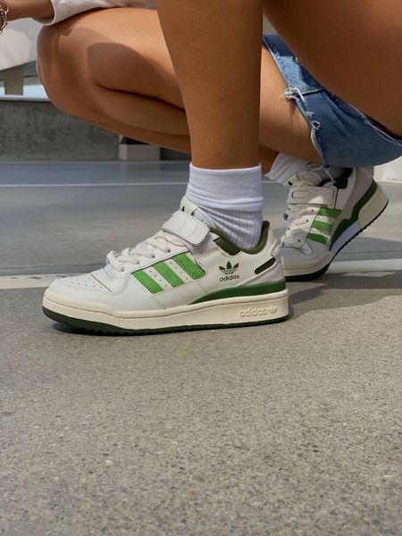 Adidas New Forum White Green 2450-36 фото