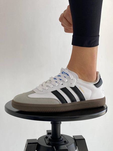 Adidas Samba Vegan Low White Black 2585-36 фото