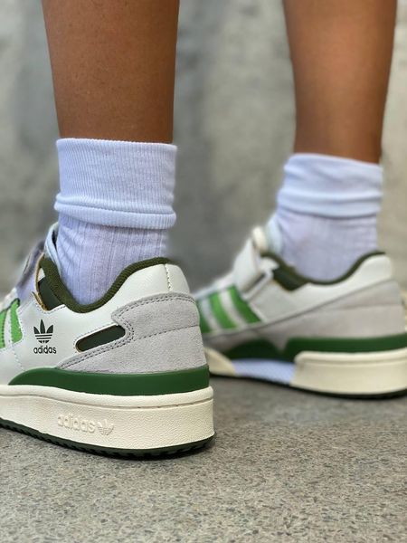 Adidas New Forum White Green 2450-36 фото