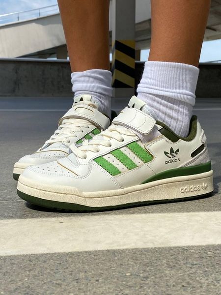 Adidas New Forum White Green 2450-36 фото