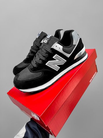 New Balance 574 Black/White 10988-36 фото