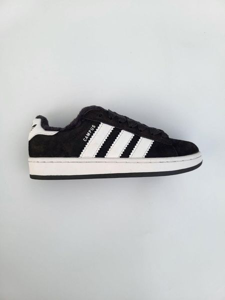 Adidas Campus Black White Winter Fur 9793-36 фото