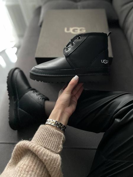 UGG Neumel Leather Black 5246-36 фото