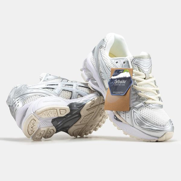 Asics Gel-Kayano 14 White Silver 9074-36 фото