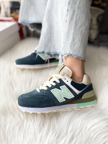 New Balance 574 Blue Turquoise 7128-36 фото