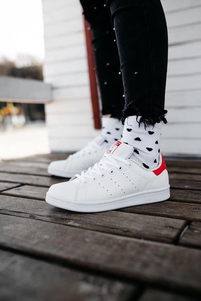 Adidas Stan Smith White Red 2860-36 фото