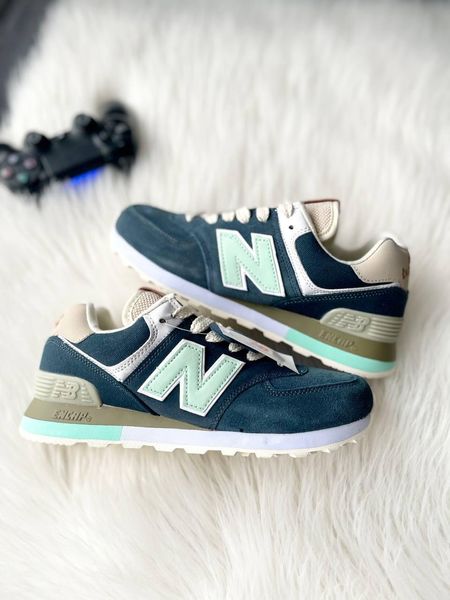 New Balance 574 Blue Turquoise 7128-36 фото