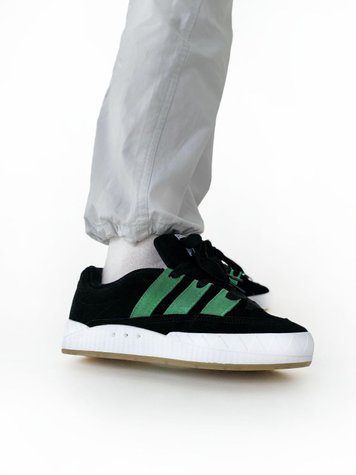 Adidas Adimatic Black White Green 10453-36 фото