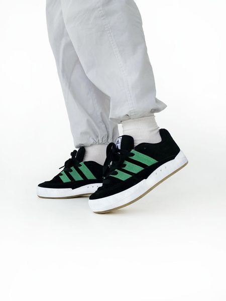 Adidas Adimatic Black White Green 10453-36 фото