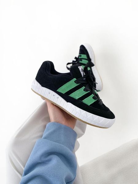 Adidas Adimatic Black White Green 10453-36 фото