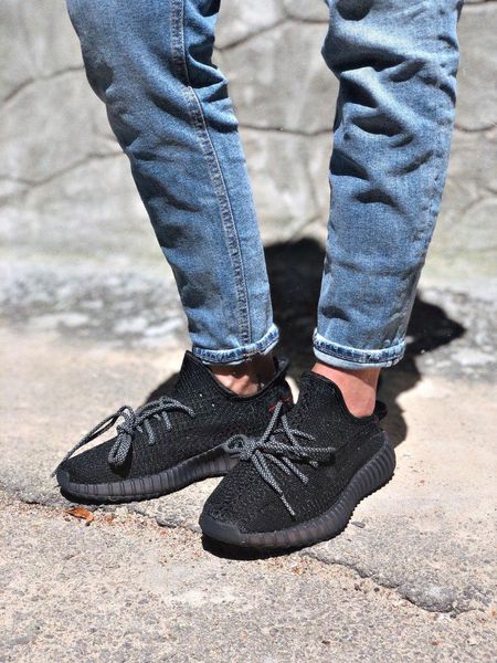 Adidas Yeezy 350 v2 BLACK (full ref) 11795-36 фото