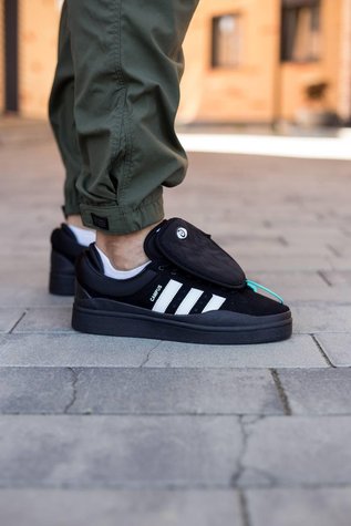 Adidas Campus x Bad Bunny Black White 9394-36 фото