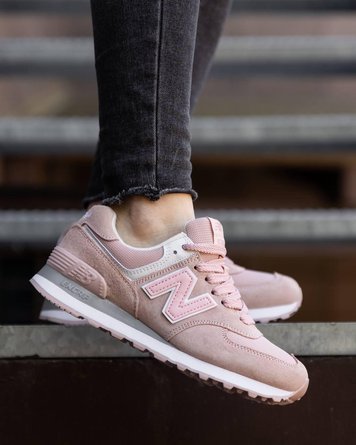 New Balance 574 Pink White v2 11634-36 фото