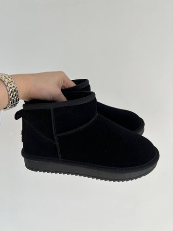 UGG Ultra Mini Black (Замша) 5401-36 фото