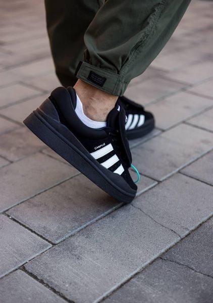 Adidas Campus x Bad Bunny Black White 9394-36 фото